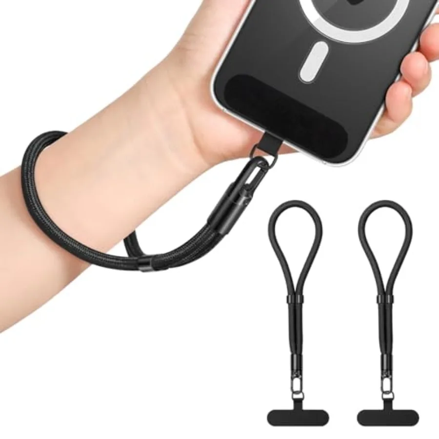 2 Pack Phone Wrist Strap Anti-theft, Adjustable Hand Wrist Phone Lanyard with 360° Rotating Hook and Tether Tabs, Cellphone Wri
2 Pack Phone Wrist Strap Anti-theft, Adjustable Hand Wrist Phone Lanyard with 360° Rotating Hook and Tether Tabs, Cellphone Wri
