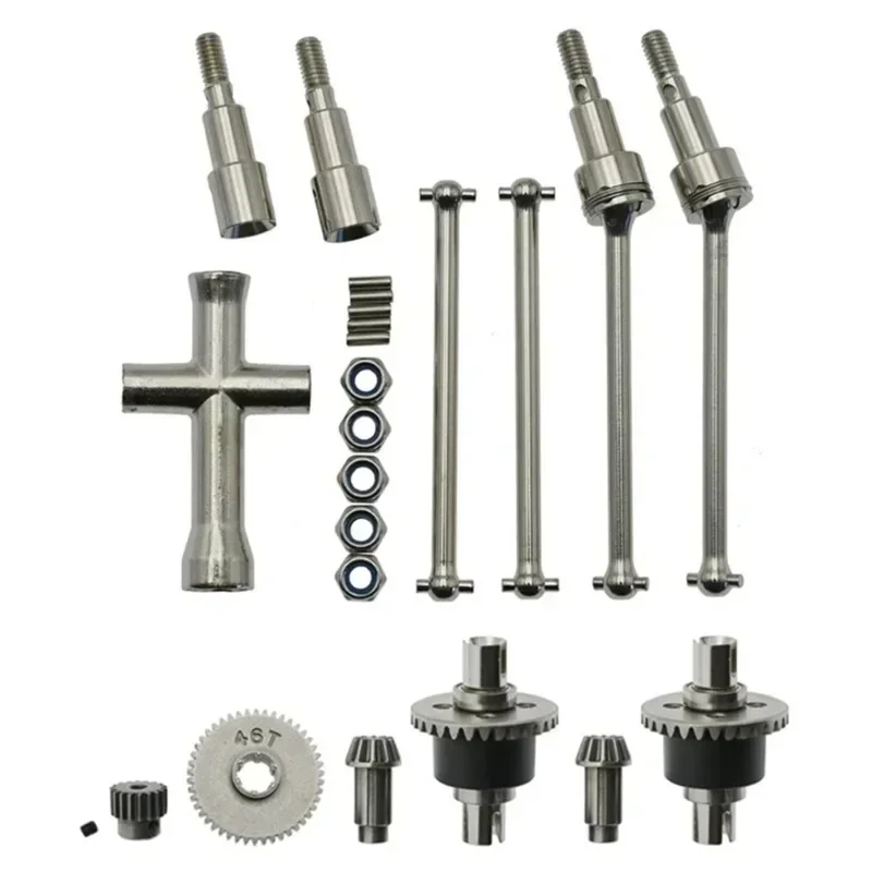 Metal Differential and Drive Shaft Set for SCY 16101 16102 16103 16201 Pro 1/16 Brushless RC Car Upgrades Parts
Metal Differential and Drive Shaft Set for SCY 16101 16102 16103 16201 Pro 1/16 Brushless RC Car Upgrades Parts