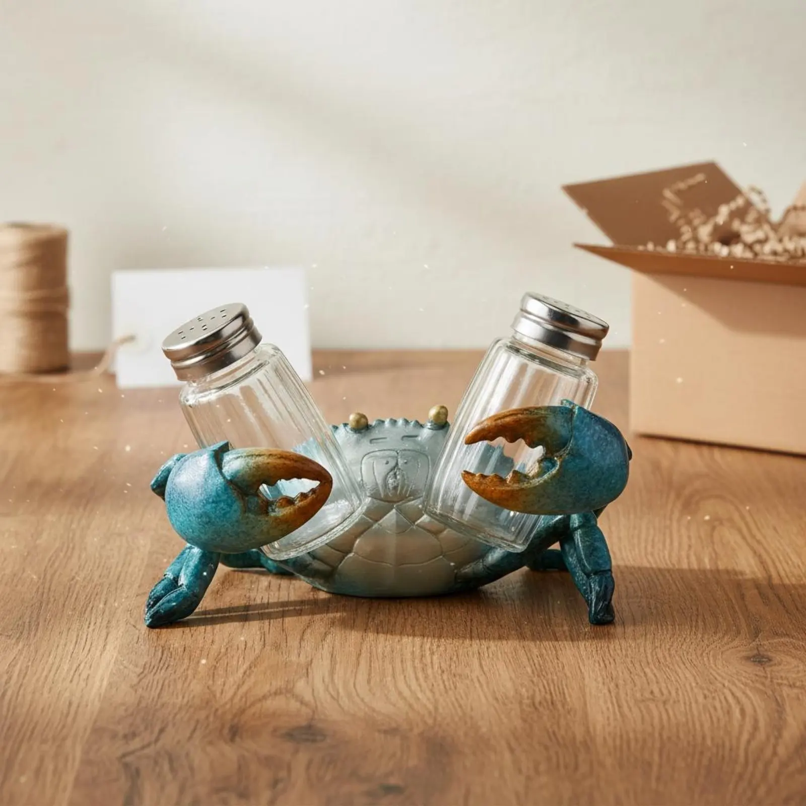Sea Turtle Seasoning and Pepper Holder Decorative Design Turtle Seasoning Shaker Holder Table Ornament Coastal Aesthetic
Sea Turtle Seasoning and Pepper Holder Decorative Design Turtle Seasoning Shaker Holder Table Ornament Coastal Aesthetic