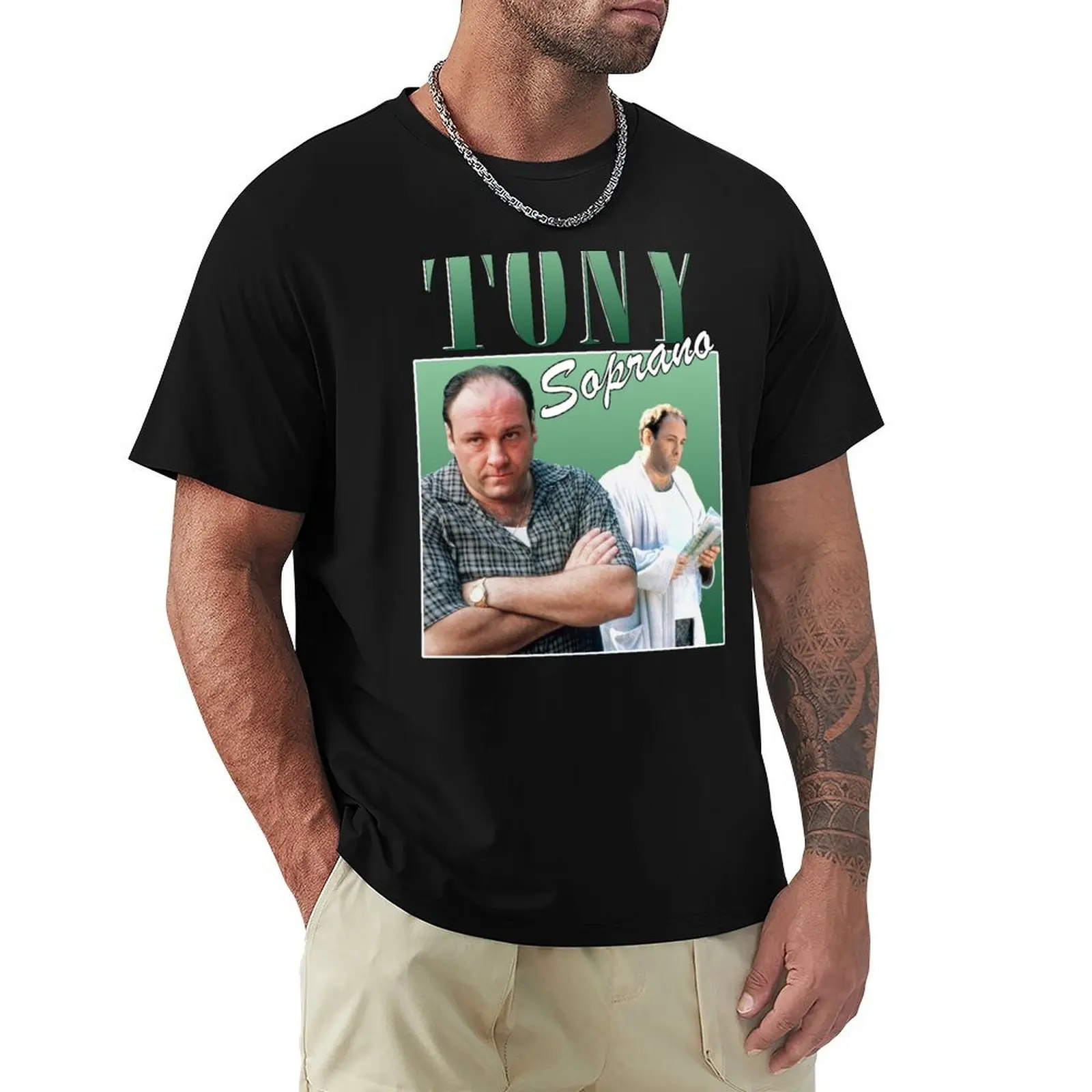 Tony Soprano Retro Design T-Shirt Vintage Style Printed Top
Tony Soprano Retro Design T-Shirt Vintage Style Printed Top