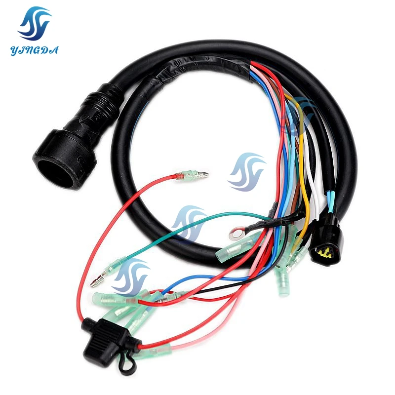 Wire Harness Assembly (10pin) 6H2-82590 for Yamaha Outboard Engine Parts 2T 50HP 60HP 70HP 6H2-82590-13 6H2-82590-13-00
Wire Harness Assembly (10pin) 6H2-82590 for Yamaha Outboard Engine Parts 2T 50HP 60HP 70HP 6H2-82590-13 6H2-82590-13-00