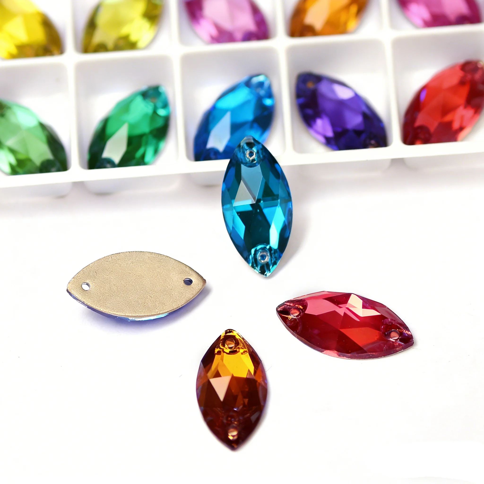 HiSwaro Marquise Sew-On Strass Rhinestones Sewing Glass Crystal Sparkling Stones For Garment Clothing DIY Phone
HiSwaro Marquise Sew-On Strass Rhinestones Sewing Glass Crystal Sparkling Stones For Garment Clothing DIY Phone