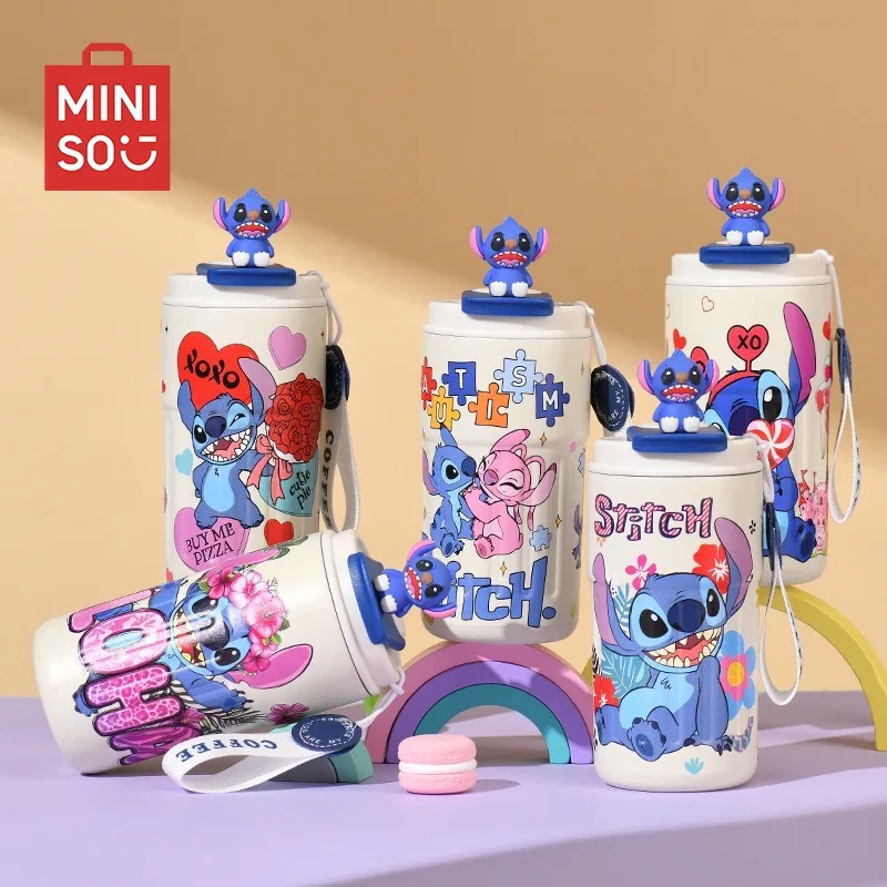 MINISO Disney Stitch термос из нержавеющей стали для девочек, соломенная чашка для прямого питья, портативная автомобильная чашка для кофе, молока, большая емкость, подарок
MINISO Disney Stitch термос из нержавеющей стали для девочек, соломенная чашка для прямого питья, портативная автомобильная чашка для кофе, молока, большая емкость, подарок