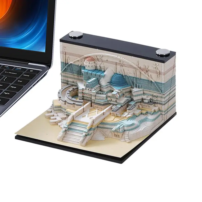 3D Memo Pad 2024 Manor Sculpture memo pad Tear-Away Calendar DIY Notes Notepad Sculpture Art Craft Gift for Office School Home
3D Memo Pad 2024 Manor Sculpture memo pad Tear-Away Calendar DIY Notes Notepad Sculpture Art Craft Gift for Office School Home