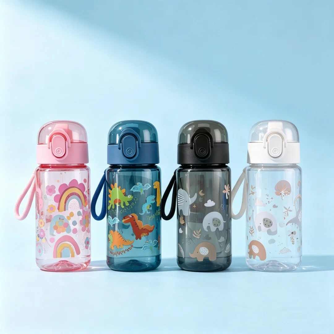 550ML Rainbow Dinosaur Elephant Printed Water Bottle, Fashion Portable Cup with Lanyard, Durable Lightweight Leakproof Large Cap
550ML Rainbow Dinosaur Elephant Printed Water Bottle, Fashion Portable Cup with Lanyard, Durable Lightweight Leakproof Large Cap