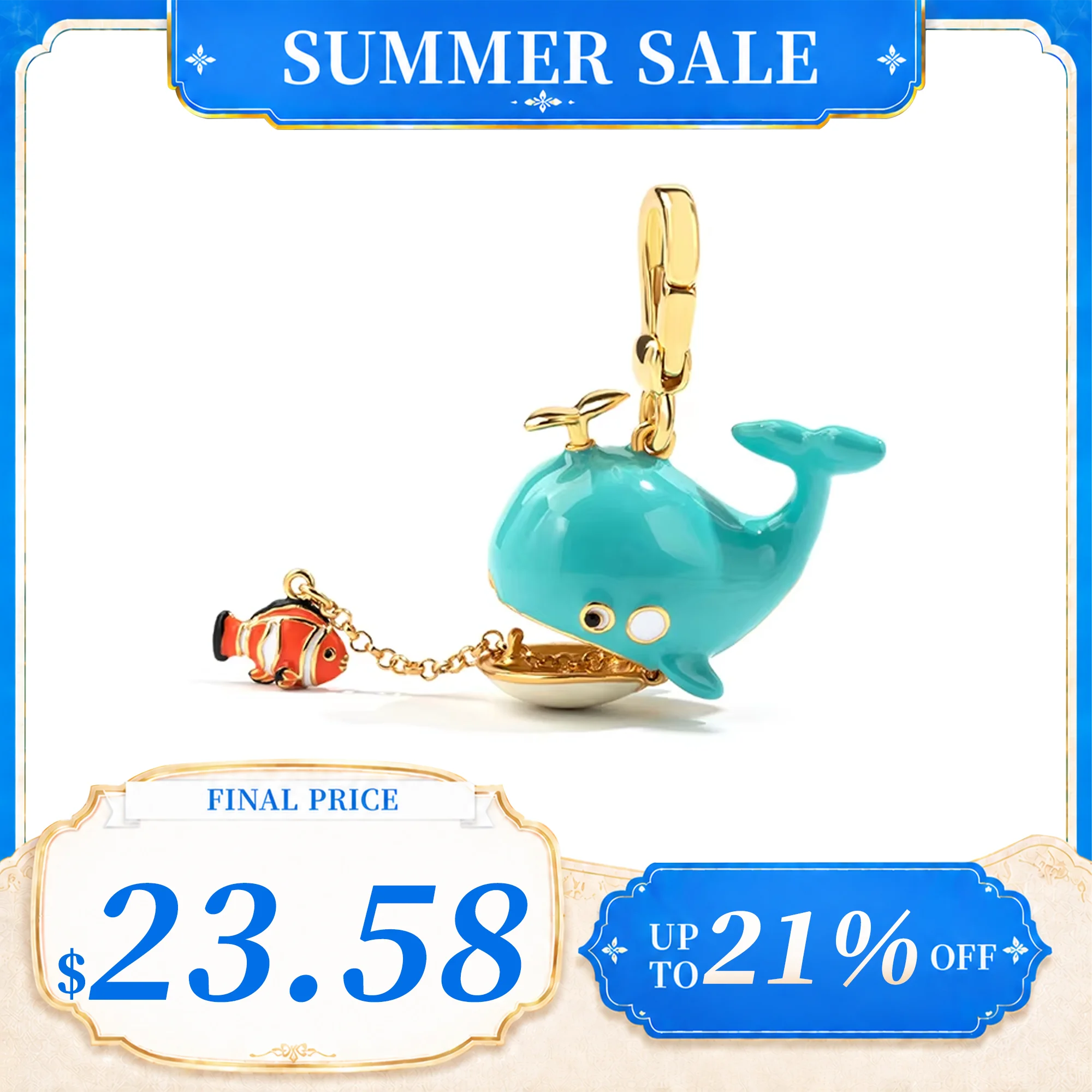 JUICY GRAPE Cute Whale Pendant Necklace For Men and Women Simple Fish Necklaces Sweater Chain Accessories Jewelry Christmas Gift
JUICY GRAPE Cute Whale Pendant Necklace For Men and Women Simple Fish Necklaces Sweater Chain Accessories Jewelry Christmas Gift