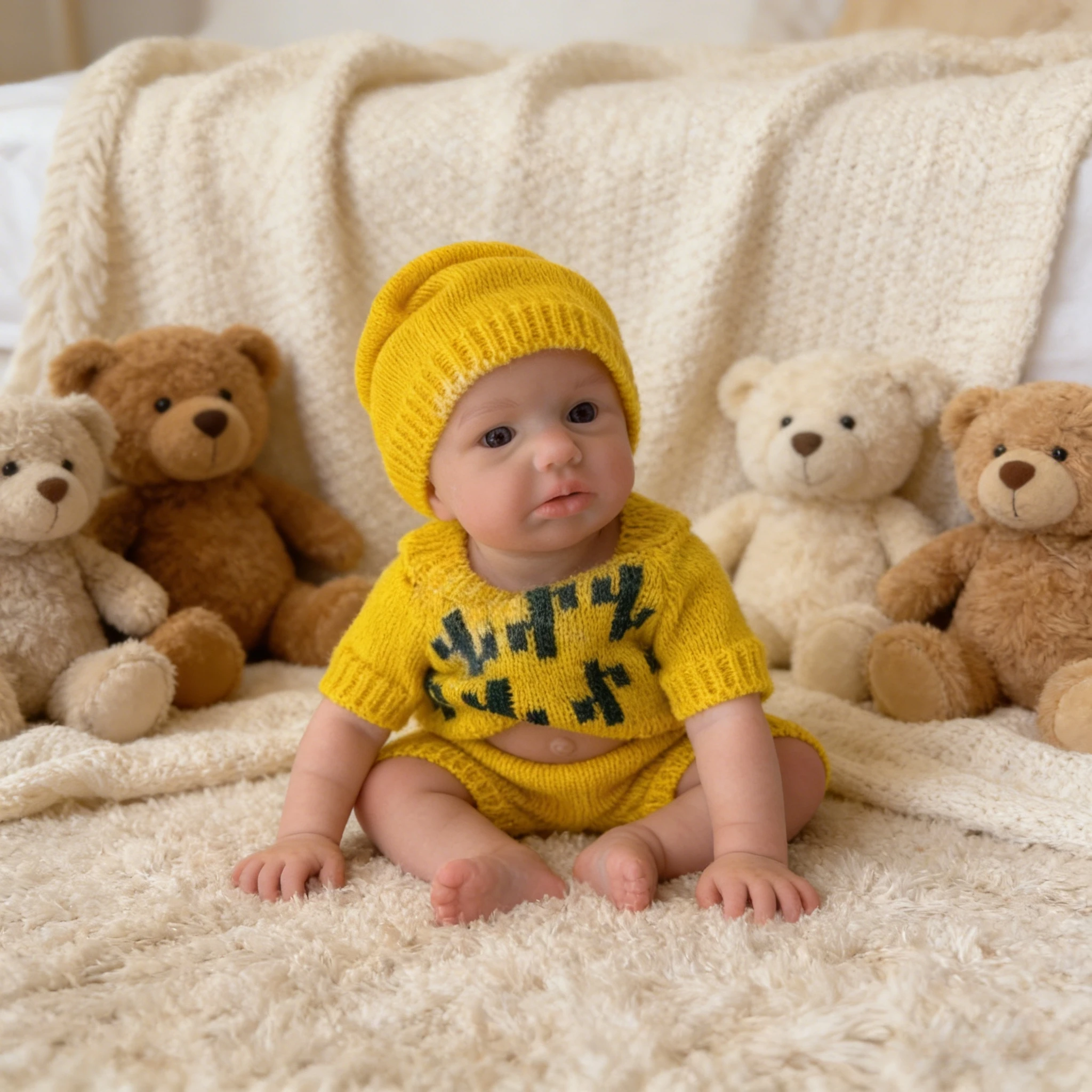 13 Inch Lifelike Awake Silicone Loulou Girl Multiple Layers Painting Body Details Soft Touch Open Mouth Reborn Doll For Gift
13 Inch Lifelike Awake Silicone Loulou Girl Multiple Layers Painting Body Details Soft Touch Open Mouth Reborn Doll For Gift