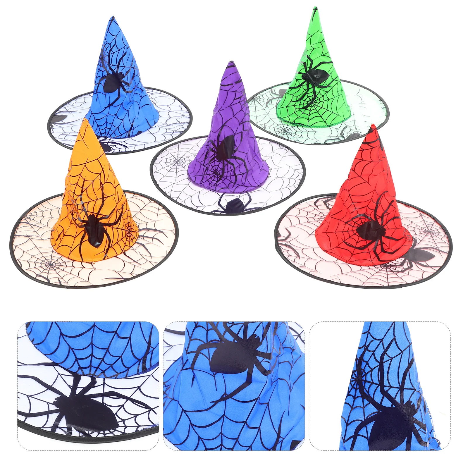 5Pcs Witch Hats Halloween Black Wide Brim Halloween Party Caps Comfortable Cosplay Costume Accessories Festival Decor
5Pcs Witch Hats Halloween Black Wide Brim Halloween Party Caps Comfortable Cosplay Costume Accessories Festival Decor