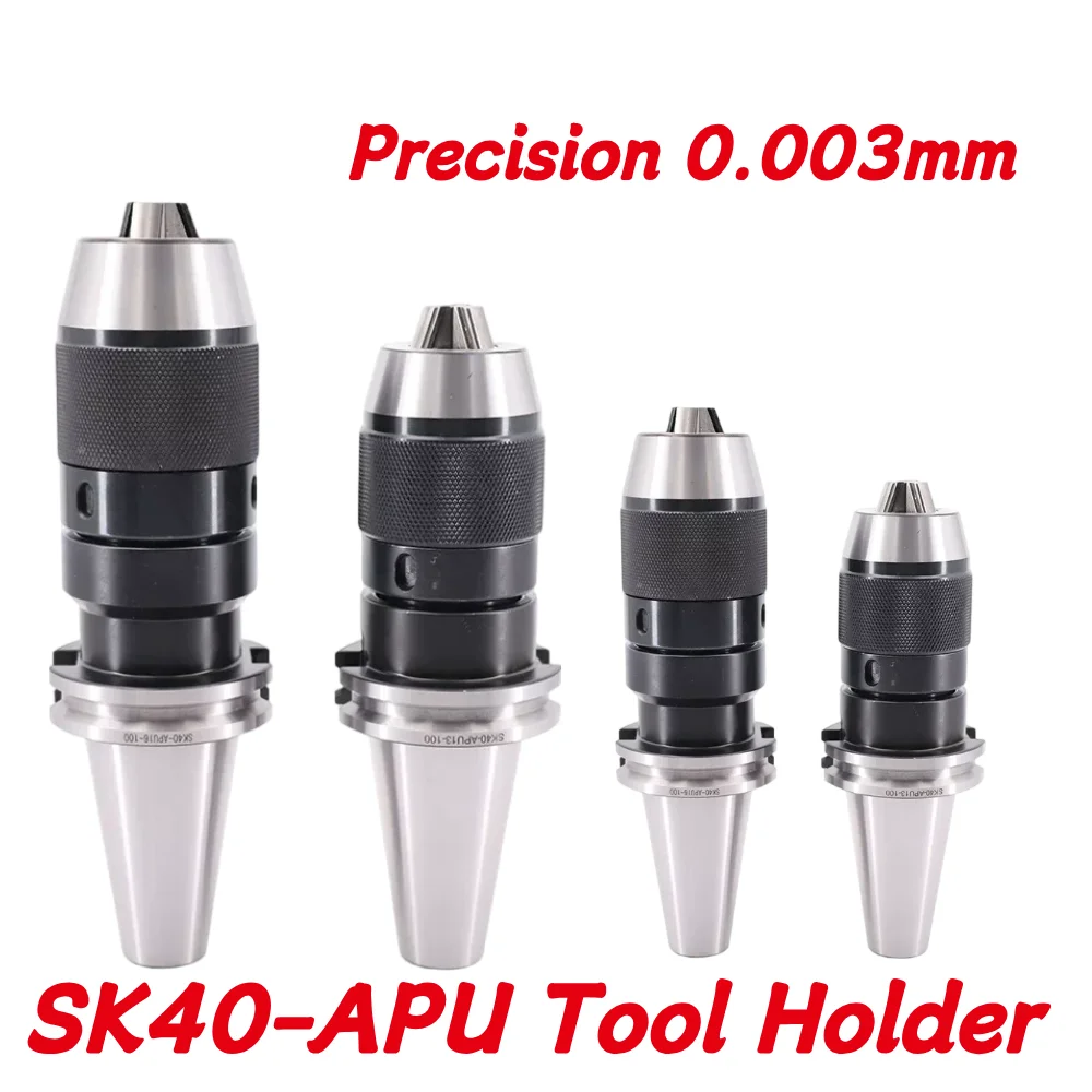 SK-APU SK40 SK50 APU13 APU16 Integrated Drilling Chuck 1-13mm 1-16mm DIN69871 JT40 JT50 Taper CNC Tool Holder
SK-APU SK40 SK50 APU13 APU16 Integrated Drilling Chuck 1-13mm 1-16mm DIN69871 JT40 JT50 Taper CNC Tool Holder