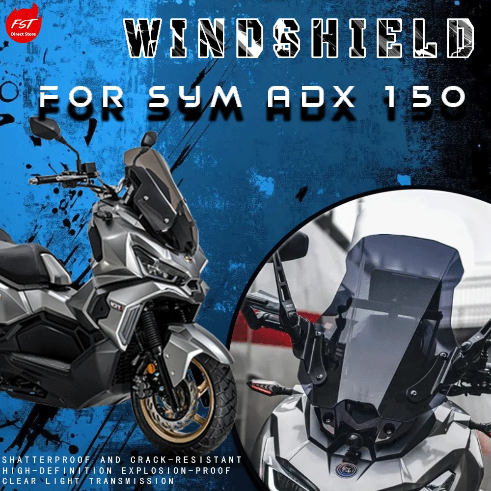 Suitable for Sym Husky 150ADV scooter, heightened and thickened straight windshield, wind and rain deflector modification parts.
Suitable for Sym Husky 150ADV scooter, heightened and thickened straight windshield, wind and rain deflector modification parts.