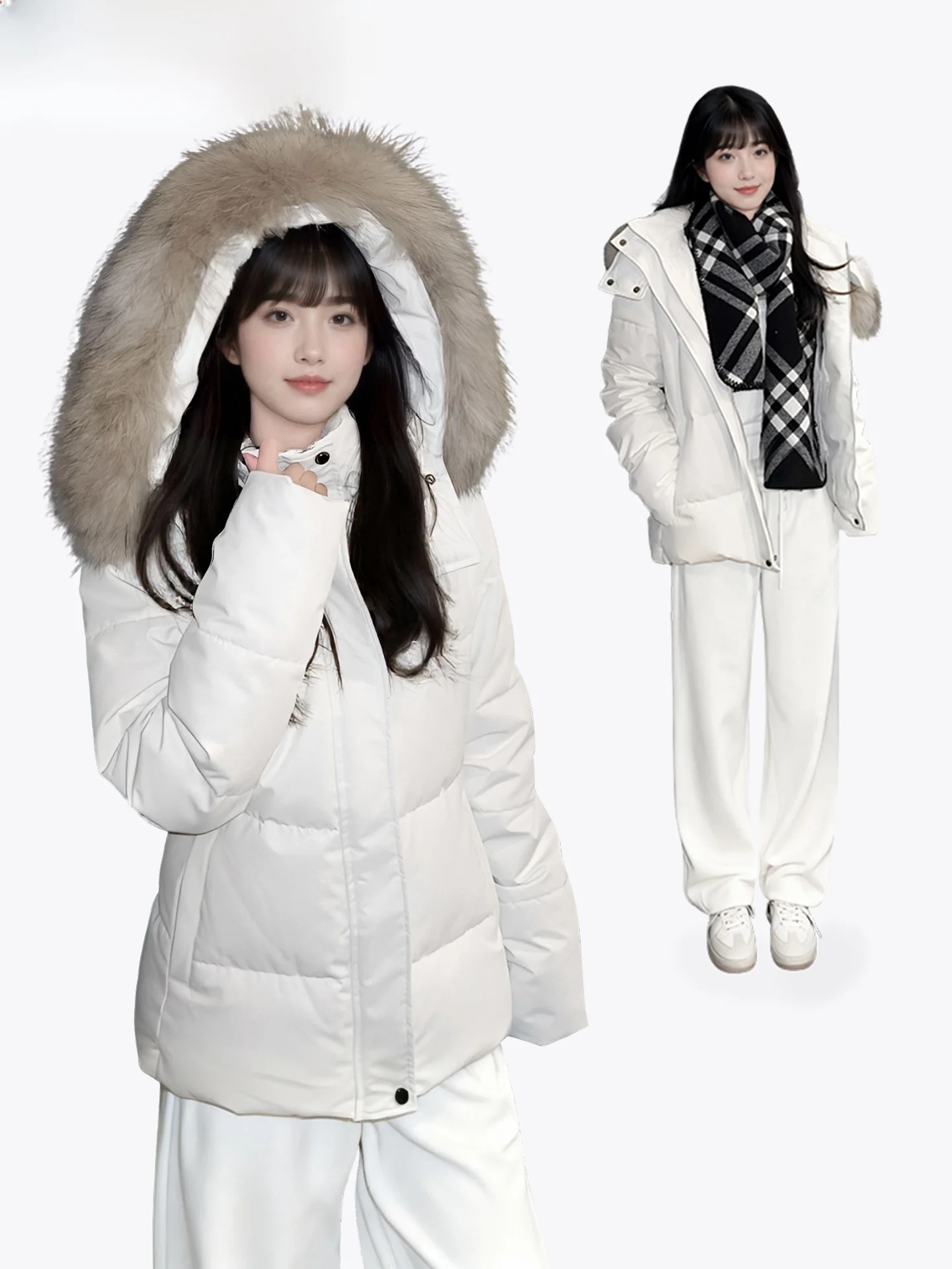 2025 зимнее женское облегающее пуховое хлопковое пальто с большим меховым воротником, корейское пальто для поездок на работу, обычное све, длинное
2025 зимнее женское облегающее пуховое хлопковое пальто с большим меховым воротником, корейское пальто для поездок на работу, обычное све, длинное