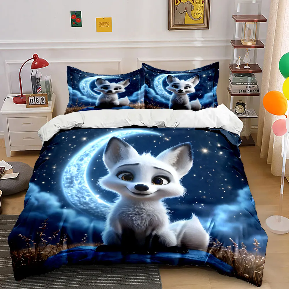Enchanting Night Fox Set Design Exquisite three-piece bedding set gift for kids and adults
Enchanting Night Fox Set Design Exquisite three-piece bedding set gift for kids and adults