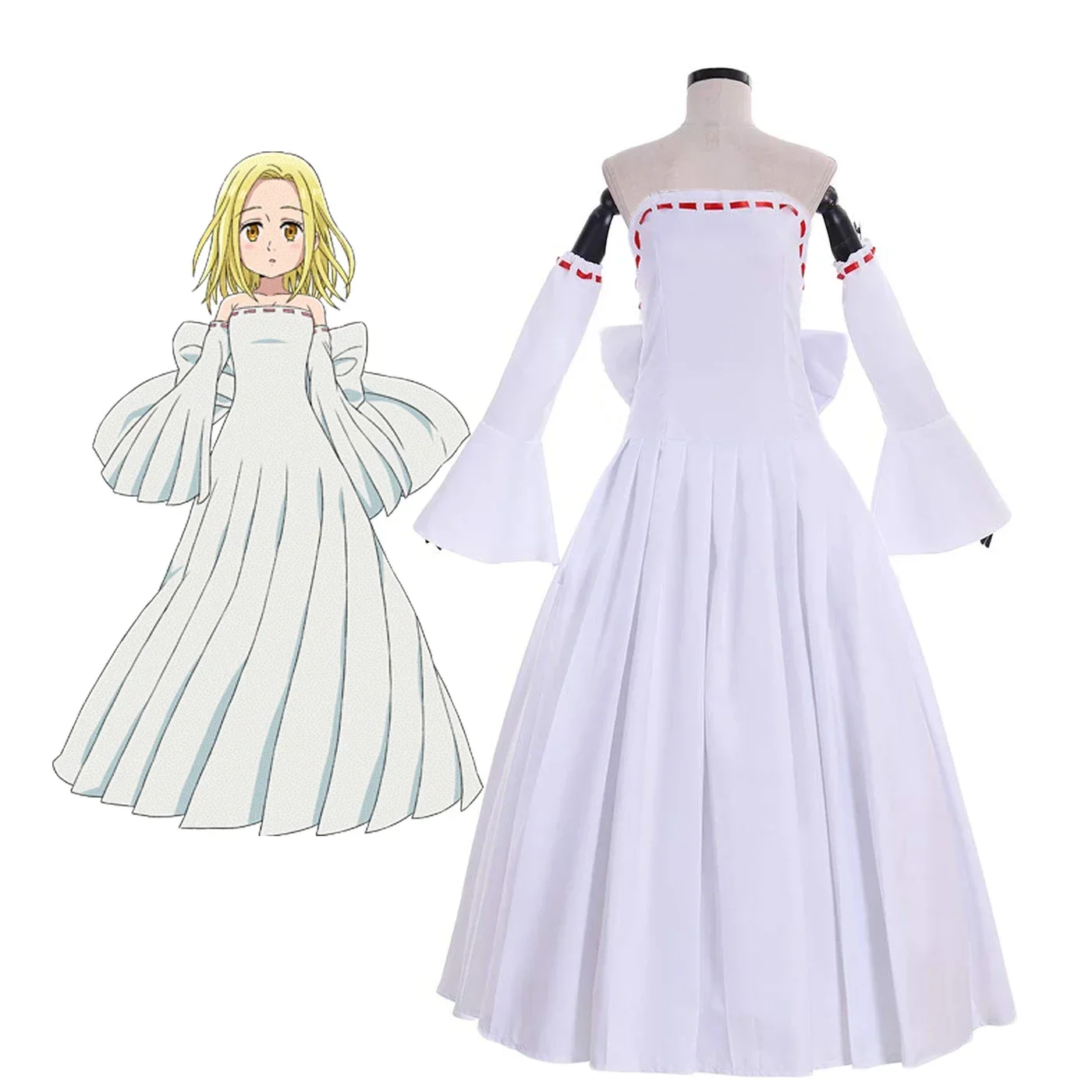 Seven Deadly Sins Elaine Cosplay Costume Nanatsu no Taizai Custom Made Dress
Seven Deadly Sins Elaine Cosplay Costume Nanatsu no Taizai Custom Made Dress