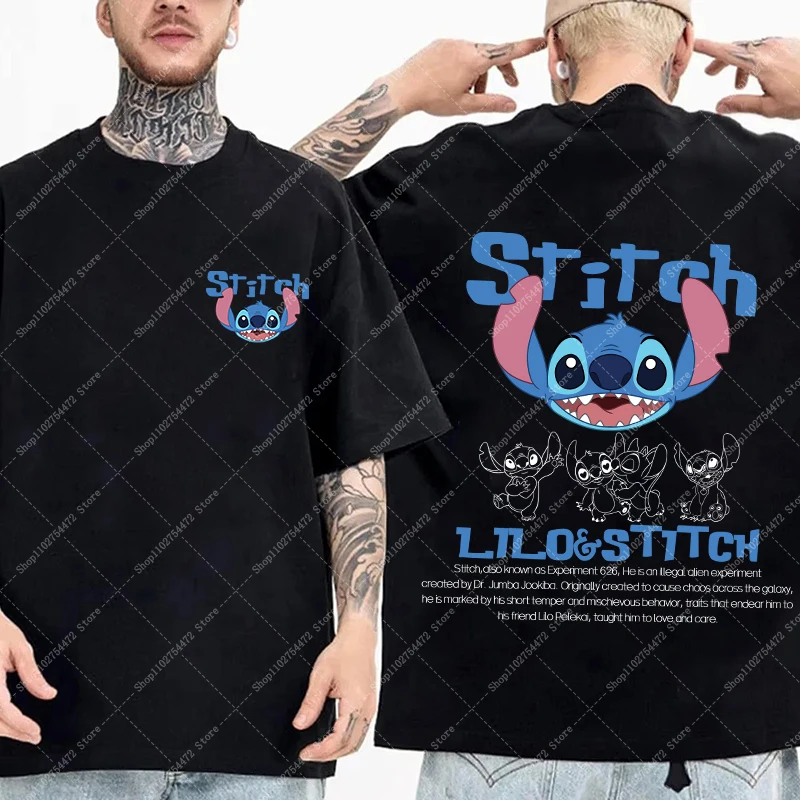 Disney Lilo Stitch Angel Топы с короткими рукавами для взрослых Хлопковая футболка Мужская футболка с принтом аниме Женская модная футболка Летняя одежда
Disney Lilo Stitch Angel Топы с короткими рукавами для взрослых Хлопковая футболка Мужская футболка с принтом аниме Женская модная футболка Летняя одежда