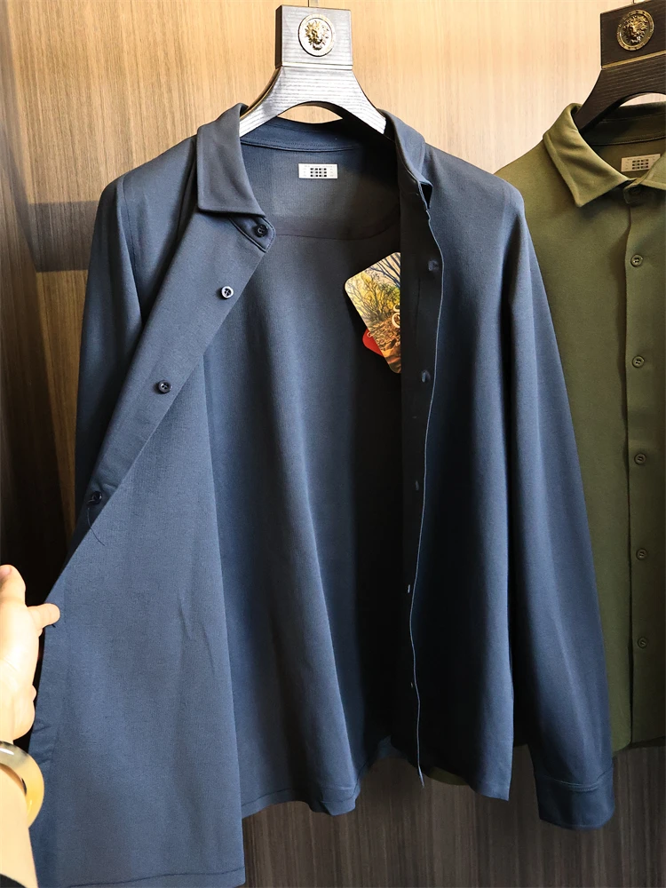 Sl Pred Glue Crt! Top Outdoor! Autumn Men's Color Moisture ng Breathable Faionable Button up irt
Sl Pred Glue Crt! Top Outdoor! Autumn Men's Color Moisture ng Breathable Faionable Button up irt