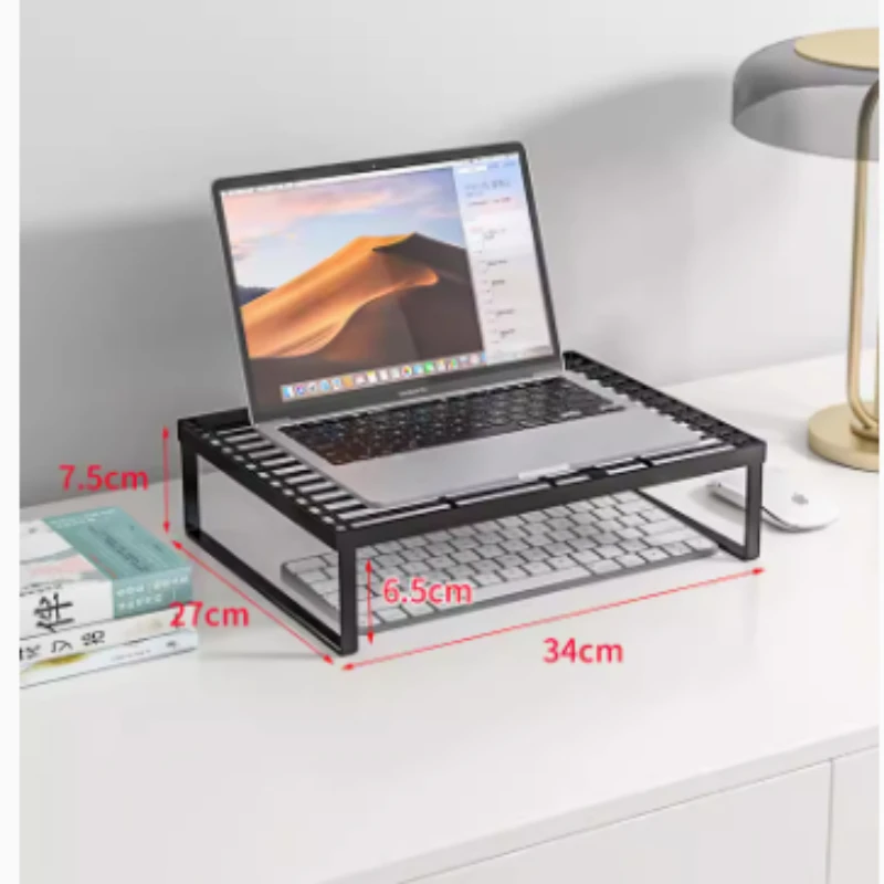 Multifunctional Iron Laptop Stand with Cooler and Vertical Heightened Desktop Display
Multifunctional Iron Laptop Stand with Cooler and Vertical Heightened Desktop Display