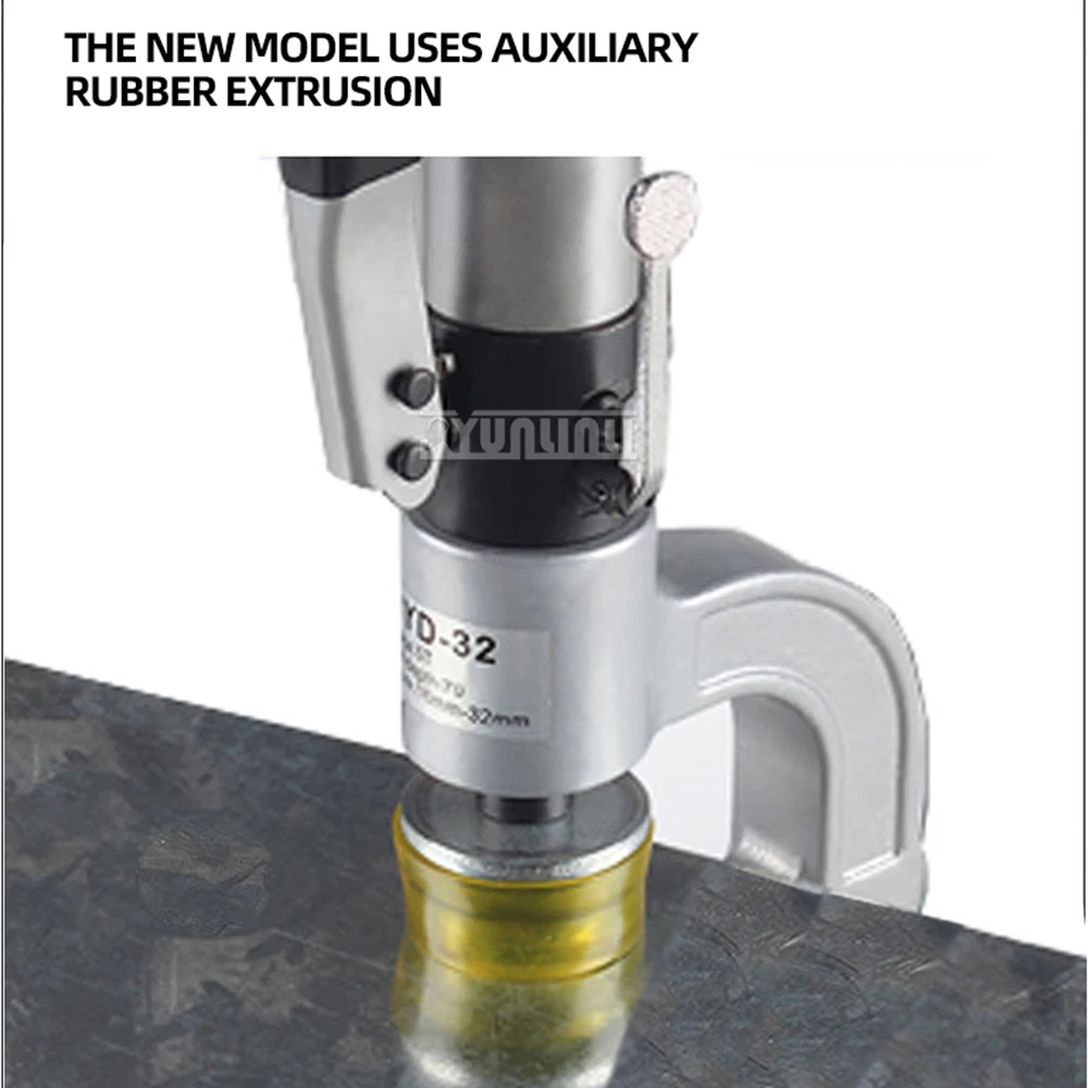 16-32mm Hydraulic Hole Punching Tool 6T Hole Digger Force Puncher Smooth For stainless steel Iron Aluminum
16-32mm Hydraulic Hole Punching Tool 6T Hole Digger Force Puncher Smooth For stainless steel Iron Aluminum