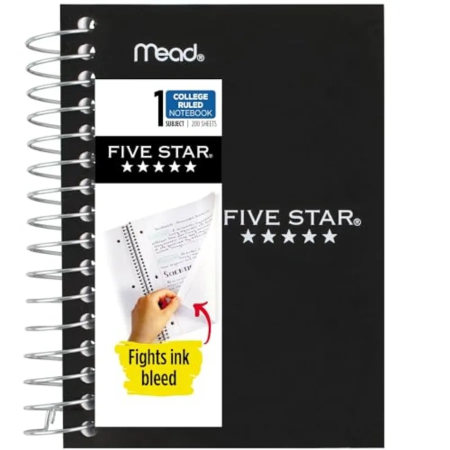Spiral Notebook Fat Lil' Pocket Notebook College Ruled Paper 200 Sheets 5-1/2" x 3-1/2" Assorted Colors Color Will Vary 45388
Spiral Notebook Fat Lil' Pocket Notebook College Ruled Paper 200 Sheets 5-1/2" x 3-1/2" Assorted Colors Color Will Vary 45388