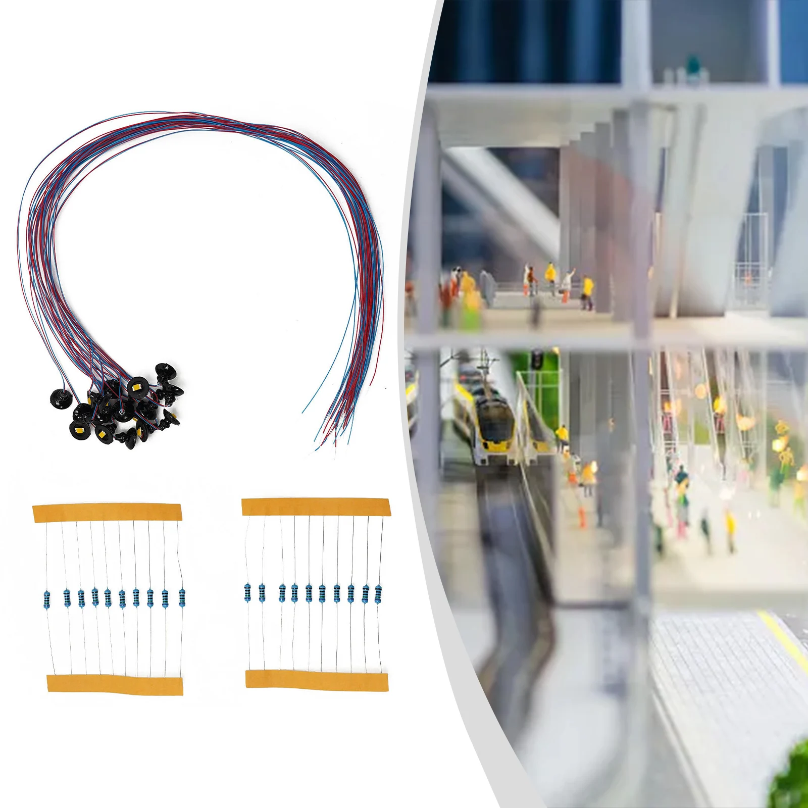 OO / HO Scale Led Ceiling Lamps 20mA 20x 3V DC ABS DIY Model Metal Model Painted Lights Wall Lamp Posts Brand New
OO / HO Scale Led Ceiling Lamps 20mA 20x 3V DC ABS DIY Model Metal Model Painted Lights Wall Lamp Posts Brand New