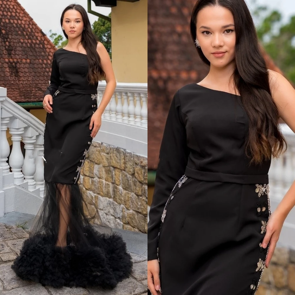 High Quality Exquisite One-shoulder Mermaid Beading Satin Formal Occasion Gown 2023 luxury gown
High Quality Exquisite One-shoulder Mermaid Beading Satin Formal Occasion Gown 2023 luxury gown
