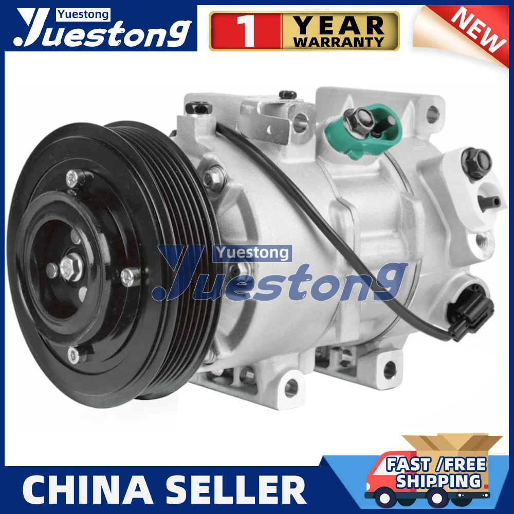 AC Compressor with 6-Groove Pulley for Hyundai Accent Kia Rio 2012-2017 L4 1.6L CO20765C 177324 178324 977011R100 97701-1W600
AC Compressor with 6-Groove Pulley for Hyundai Accent Kia Rio 2012-2017 L4 1.6L CO20765C 177324 178324 977011R100 97701-1W600