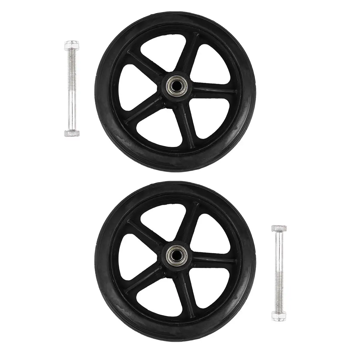 2 Pcs 7 Inch Solid Tire Wheelchair Front Wheels Replacement Manual Accessories Smooth Quiet Bearings Easy Install Disability
2 Pcs 7 Inch Solid Tire Wheelchair Front Wheels Replacement Manual Accessories Smooth Quiet Bearings Easy Install Disability