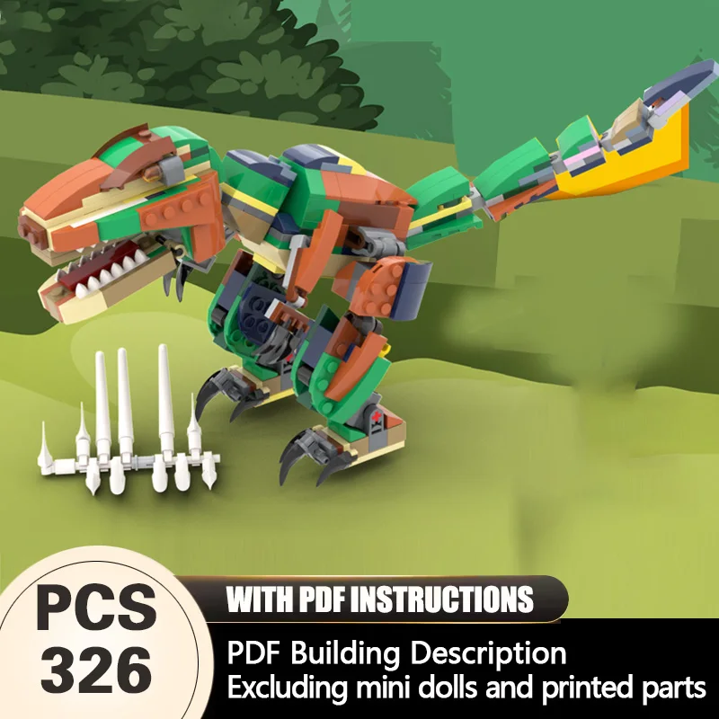 Creators Animal Series Model MOC Building Bricks T-Rex Dinosaur Modular Technology Gifts Holiday Assemble Children Toys Suit
Creators Animal Series Model MOC Building Bricks T-Rex Dinosaur Modular Technology Gifts Holiday Assemble Children Toys Suit