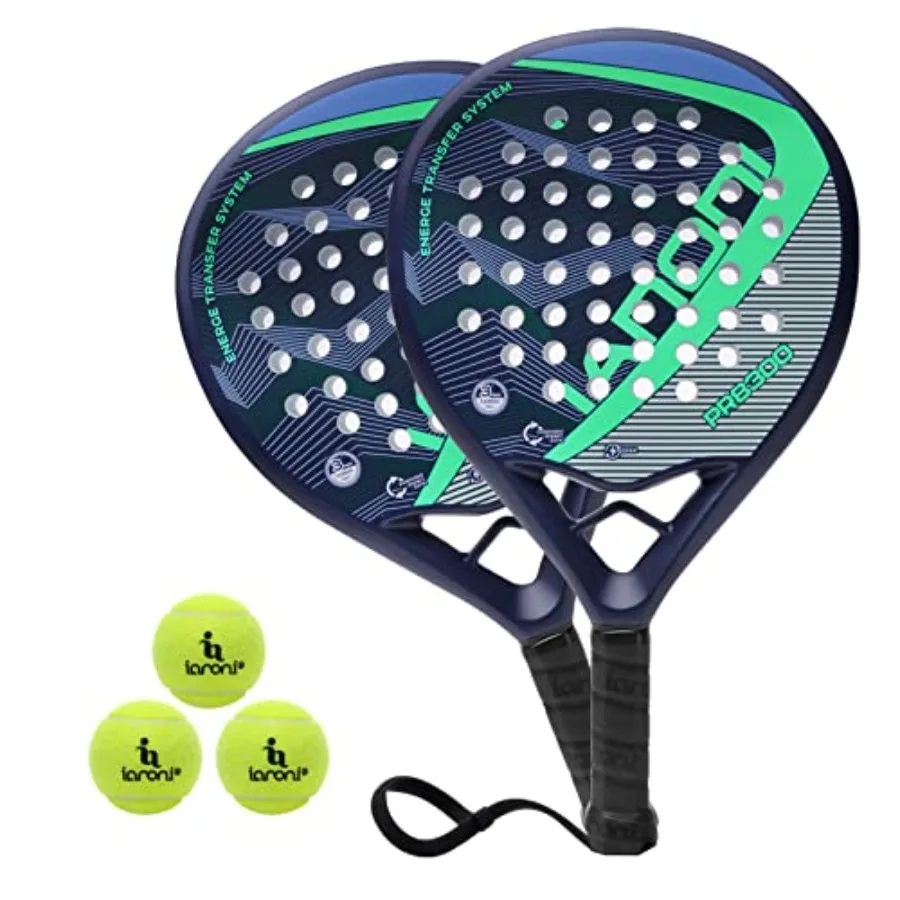 Padel Racket for Competitive Play Carbon Fiber Surface Black/Gray Ultra-Lightweight with EVA Memory Flex Foam Core for Enhanced
Padel Racket for Competitive Play Carbon Fiber Surface Black/Gray Ultra-Lightweight with EVA Memory Flex Foam Core for Enhanced