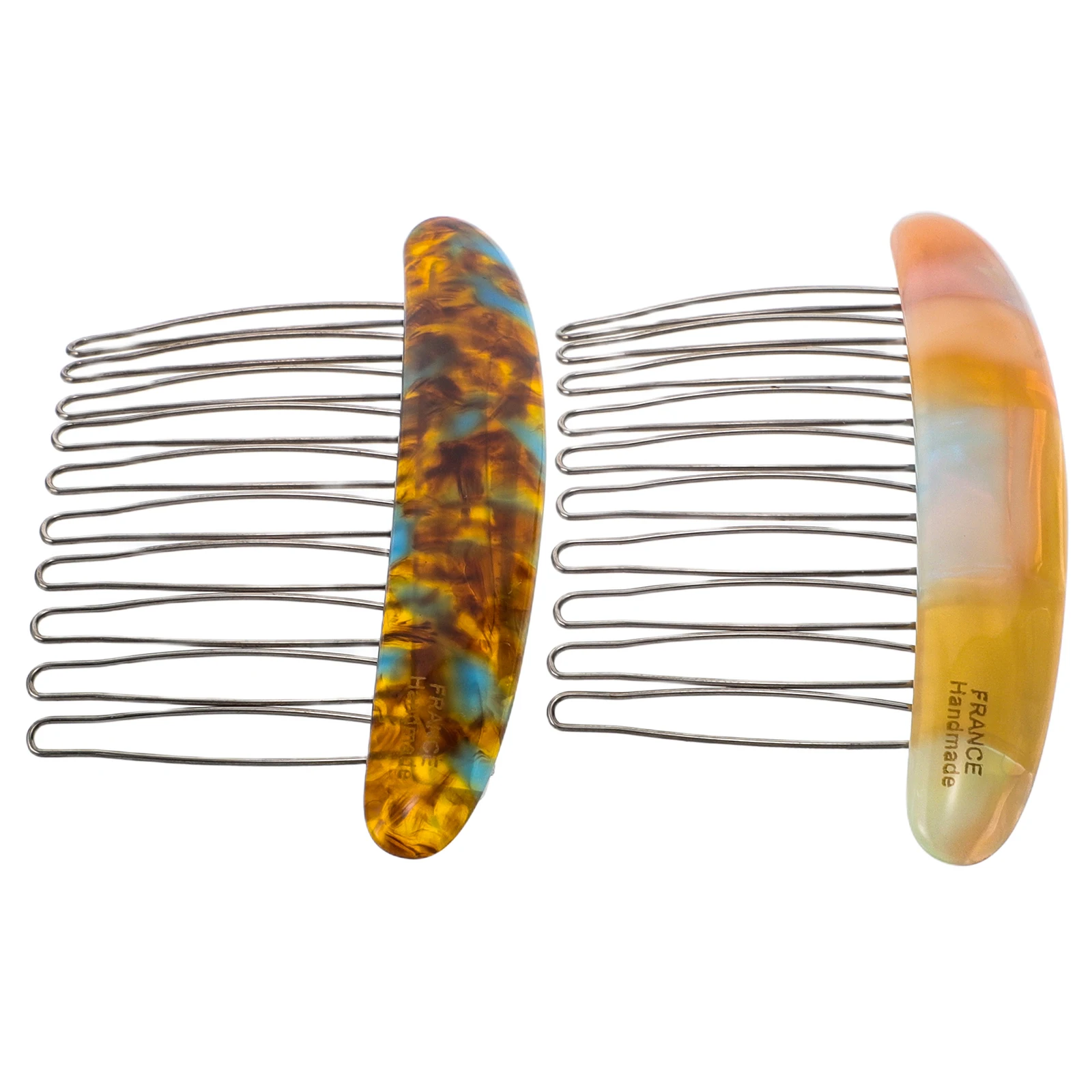2pcs Hair Combs French Combs for Women Durable Iron Teeth Marble Pattern Hair Accessories Plastic Decorative Hairpins
2pcs Hair Combs French Combs for Women Durable Iron Teeth Marble Pattern Hair Accessories Plastic Decorative Hairpins