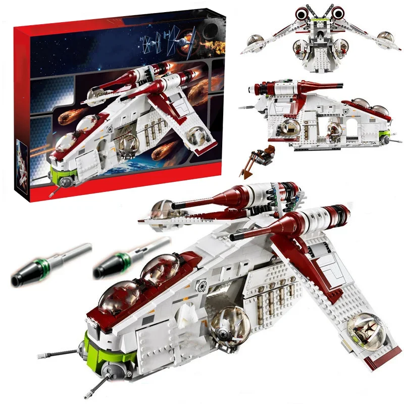 in-stock inventory 1228pcs Plan Republic Dropship Gunship Building Blocks Bricks Legoing 75021 Toys For Children Birthday Gift
in-stock inventory 1228pcs Plan Republic Dropship Gunship Building Blocks Bricks Legoing 75021 Toys For Children Birthday Gift