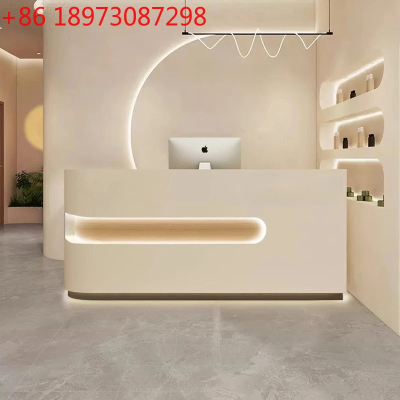 Hotel Company Reception Desks Industrial Beauty Salon Reception Desks Modern Minimalist Comptoire Accueil Commercial Furniture
Hotel Company Reception Desks Industrial Beauty Salon Reception Desks Modern Minimalist Comptoire Accueil Commercial Furniture