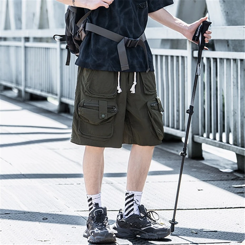 Summer Tactical Short Men Punk Hip Hop Cargo Pant Paratrooper Multi Pockets Outdoor Techwear Baggy Casual Knee Length Short Male
Summer Tactical Short Men Punk Hip Hop Cargo Pant Paratrooper Multi Pockets Outdoor Techwear Baggy Casual Knee Length Short Male