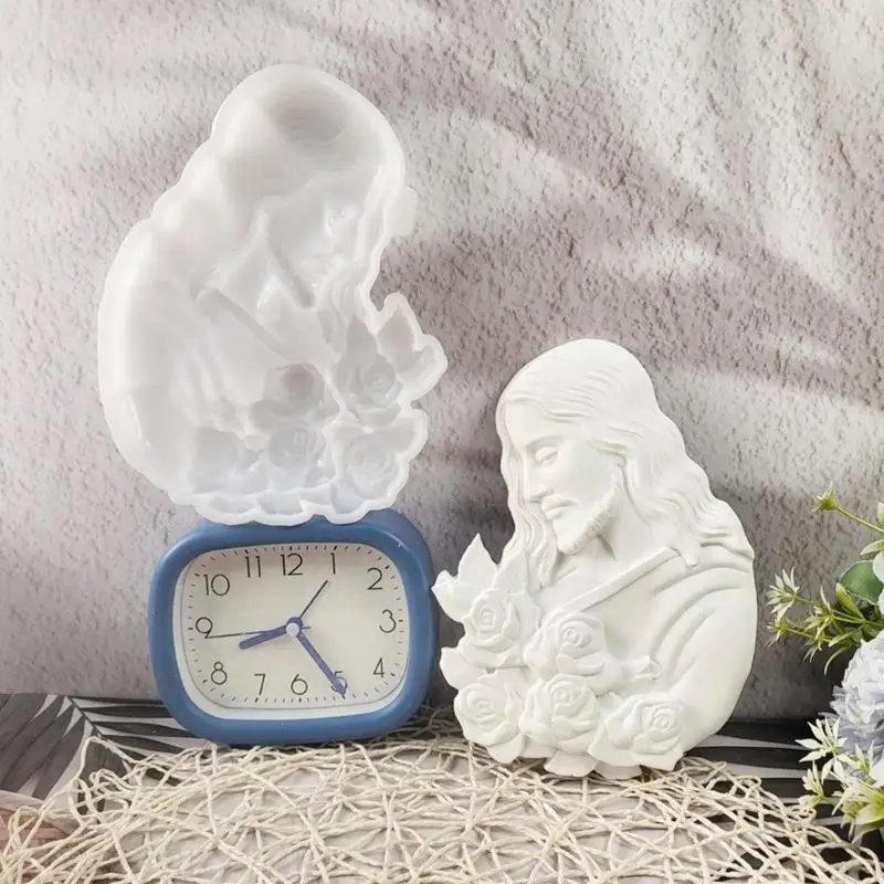 J78F Flexible Silicone Christ Mould Crafting Ornament for Homemade and Soaps Safe for Oven and Microwave Use
J78F Flexible Silicone Christ Mould Crafting Ornament for Homemade and Soaps Safe for Oven and Microwave Use