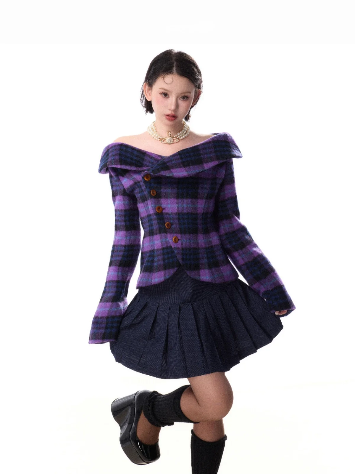 Оригинальное шерстяное пальто HELERUN Blaberry ape Wine Cheered Autumn Winter на одно плечо, в японском стиле, свободного кроя
Оригинальное шерстяное пальто HELERUN Blaberry ape Wine Cheered Autumn Winter на одно плечо, в японском стиле, свободного кроя