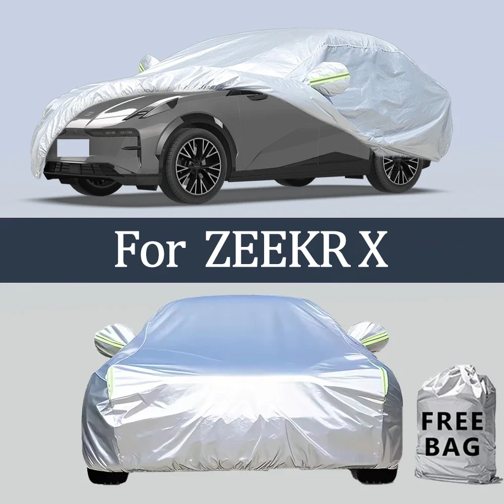 Для ZEEKR X автомобильный чехол уличные защитные чехлы снежный солнцезащитный козырек водостойкий пылезащитный внешний УФ автомобильные аксессуары
Для ZEEKR X автомобильный чехол уличные защитные чехлы снежный солнцезащитный козырек водостойкий пылезащитный внешний УФ автомобильные аксессуары