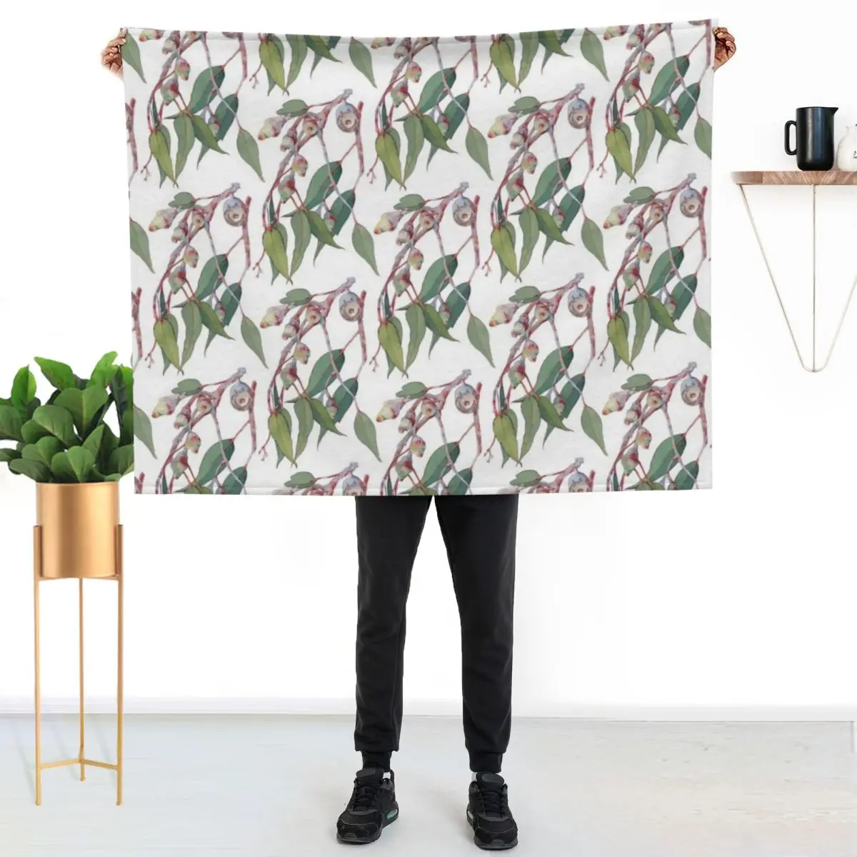 Australian native eucalyptus tree branch watercolour Throw Blanket Plush Fuzzy Cozy Blanket for Couch Sofa
Australian native eucalyptus tree branch watercolour Throw Blanket Plush Fuzzy Cozy Blanket for Couch Sofa
