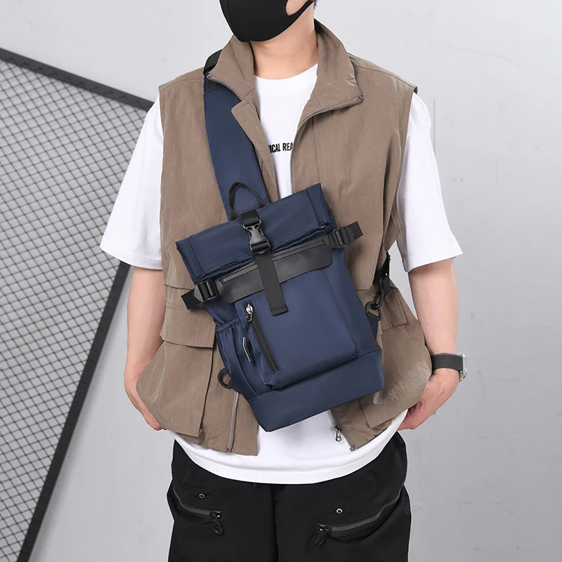 Mens Waterproof Nylon Shoulder Bag for Outdoor Travel and Business Lightweight Portable Durable Chest Bag with Large Capacity
Mens Waterproof Nylon Shoulder Bag for Outdoor Travel and Business Lightweight Portable Durable Chest Bag with Large Capacity