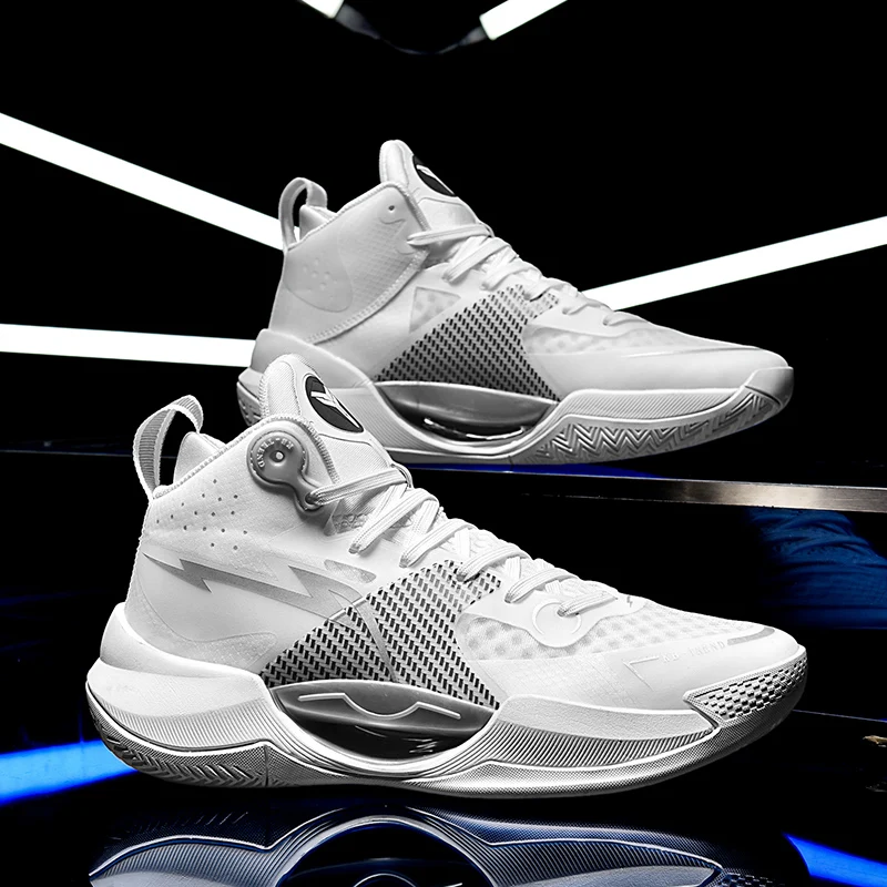 Couple high-top lace-up basketball shoes men's luminous sneakers high elastic wear-resistant basketball training shoes 36-46
Couple high-top lace-up basketball shoes men's luminous sneakers high elastic wear-resistant basketball training shoes 36-46