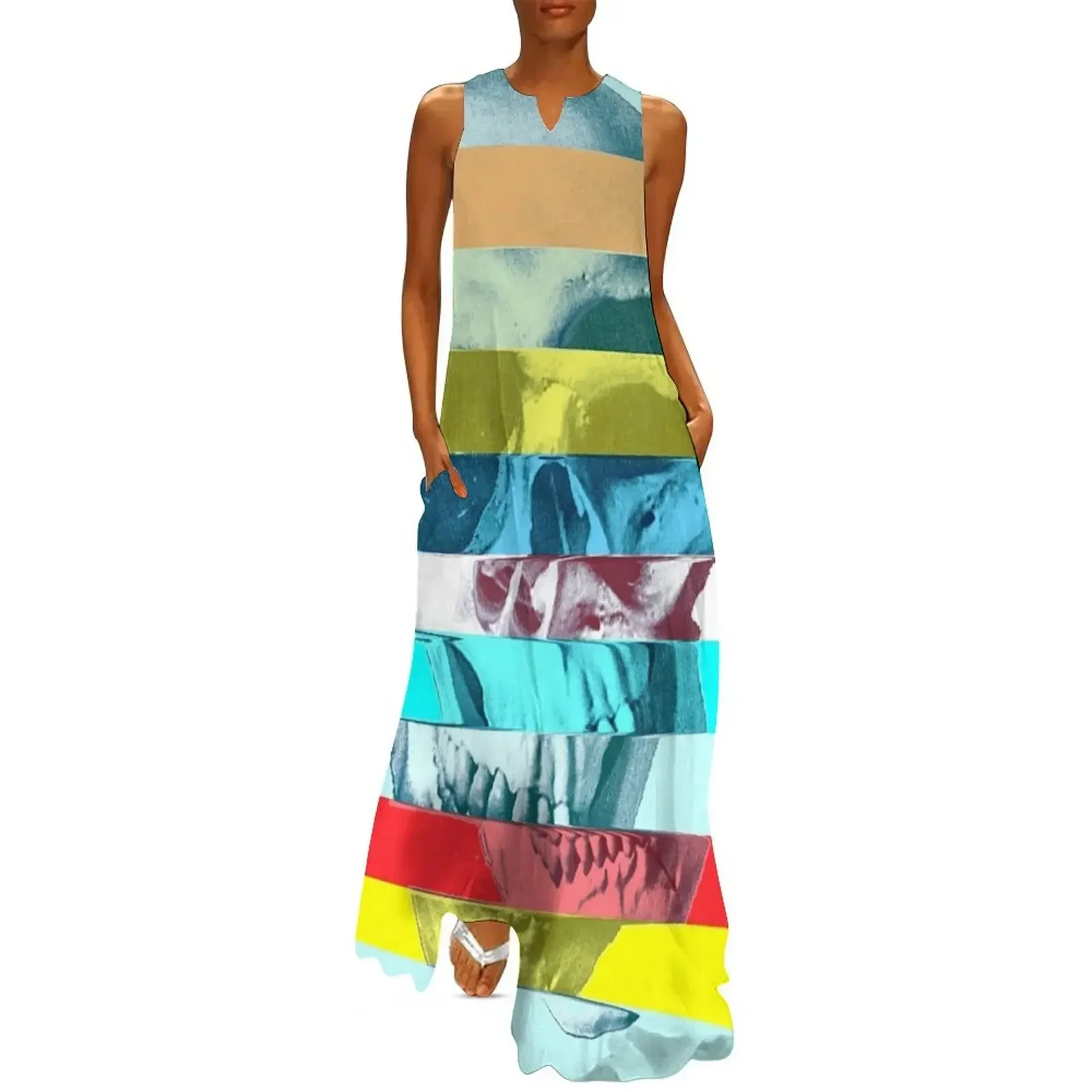 Glitch Skull Long Dress summer dress korean women elegant chic women dresses promotion women's evening dresses 2025 Dress
Glitch Skull Long Dress summer dress korean women elegant chic women dresses promotion women's evening dresses 2025 Dress