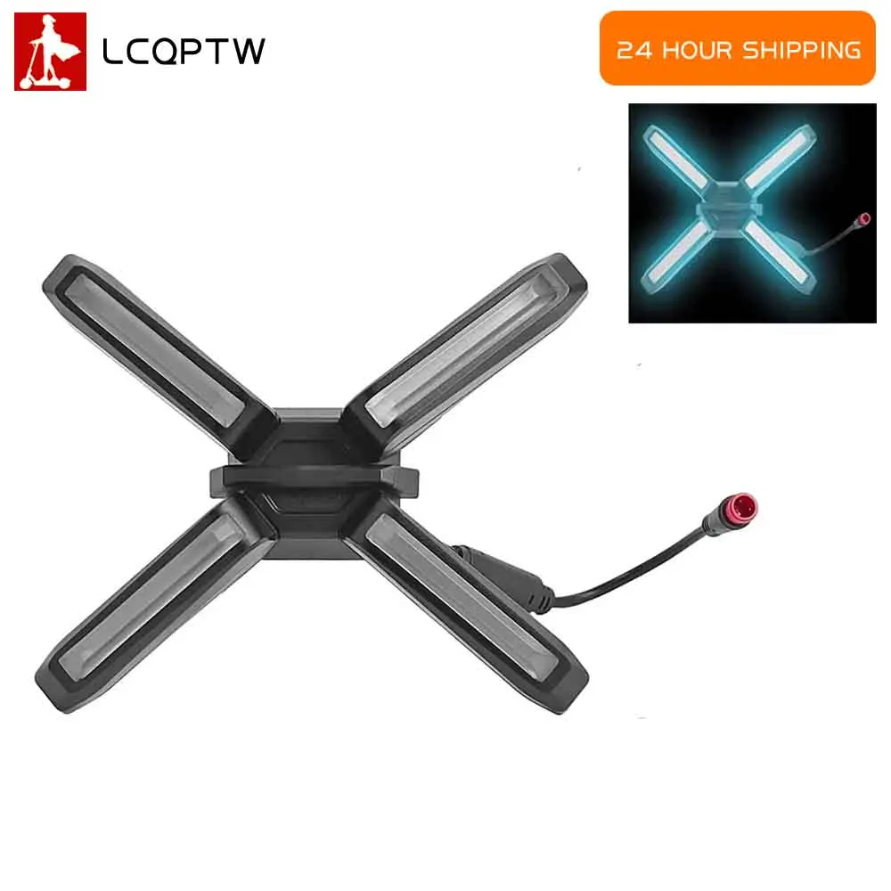 4W Super Bright X-shaped Front Lamp for Ninebot ZT3 ZT3 Pro Scooter Headlight LED Lamp Front Light Replacement
4W Super Bright X-shaped Front Lamp for Ninebot ZT3 ZT3 Pro Scooter Headlight LED Lamp Front Light Replacement