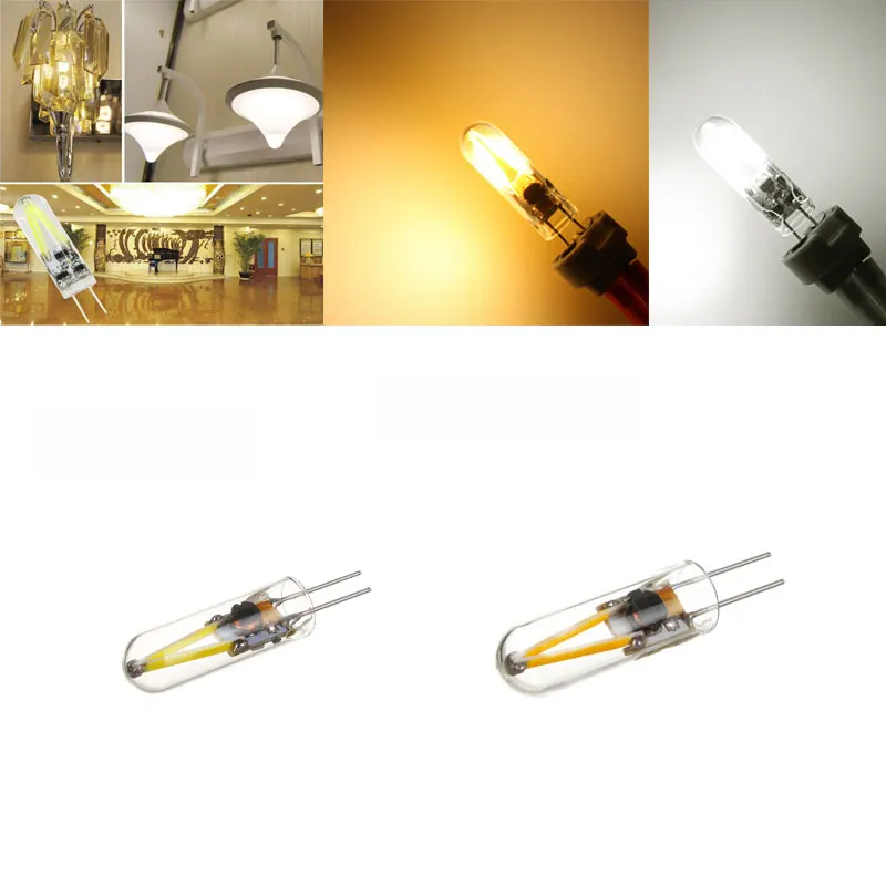 3W AC/DC 12V Mini G4 COB LED Filament Light Bulb Replace15W Halogen Lamps Clear Glass Chandelier Cool Warm White For Home Fridge
3W AC/DC 12V Mini G4 COB LED Filament Light Bulb Replace15W Halogen Lamps Clear Glass Chandelier Cool Warm White For Home Fridge