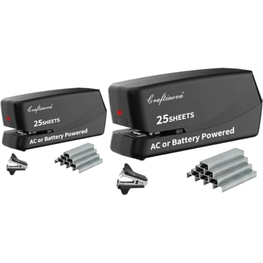 Electric StaplerAutomatic Inclued 2000 Staples and 1 Staple Remover
Electric StaplerAutomatic Inclued 2000 Staples and 1 Staple Remover