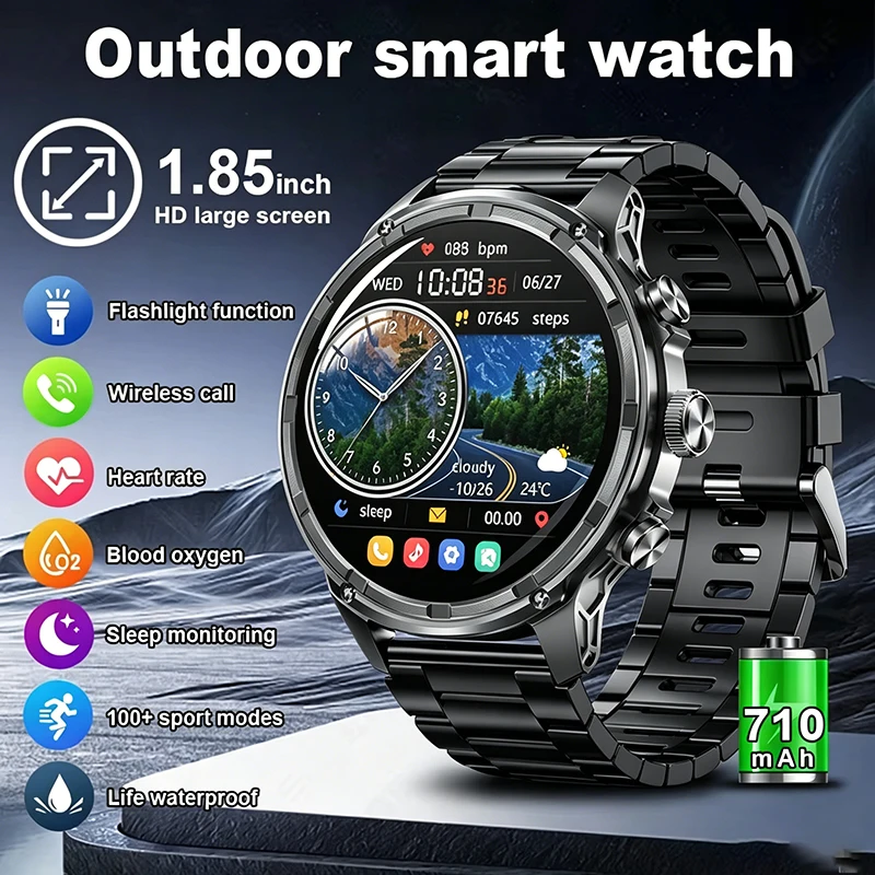 2026 New 710 mAh V69 1.85-inch Ultra HD 360*360 AMOLED Smart Watch Men GPS Bluetooth Call 100+ Sport Fitness IP68 smartwatch
2026 New 710 mAh V69 1.85-inch Ultra HD 360*360 AMOLED Smart Watch Men GPS Bluetooth Call 100+ Sport Fitness IP68 smartwatch