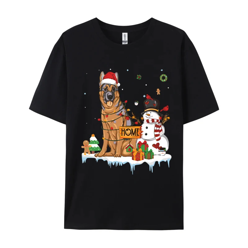 German Shepherd Dog Christmas Snowman T-shirt Funny Lovers Gift T-Shirt Tops & Tees Hip Hop Cotton Tight Men
German Shepherd Dog Christmas Snowman T-shirt Funny Lovers Gift T-Shirt Tops & Tees Hip Hop Cotton Tight Men