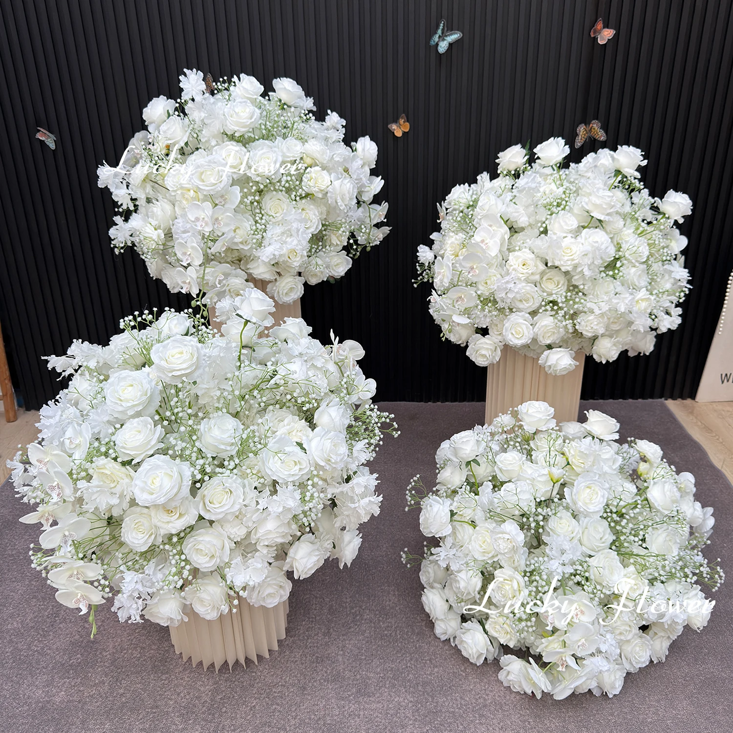 Orchid Babybreath Rose Artificial Flowers Ball Wedding Decoration Table Centerpieces Accessories Floral Arrangement Party Props
Orchid Babybreath Rose Artificial Flowers Ball Wedding Decoration Table Centerpieces Accessories Floral Arrangement Party Props