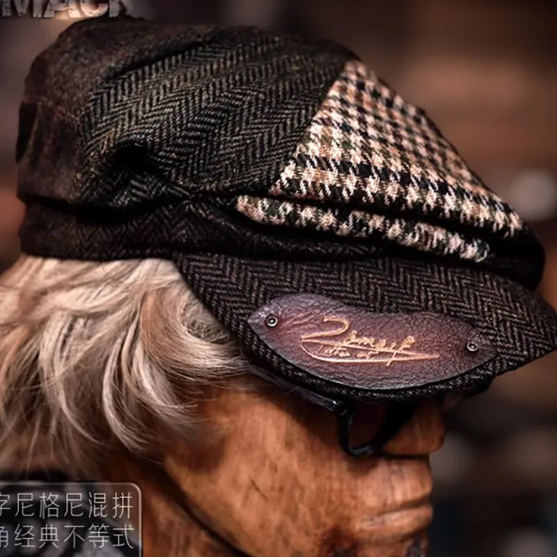 Niche Designer Style Handmade Peaked Cap Amekaji Vintage Beret Female British
Niche Designer Style Handmade Peaked Cap Amekaji Vintage Beret Female British