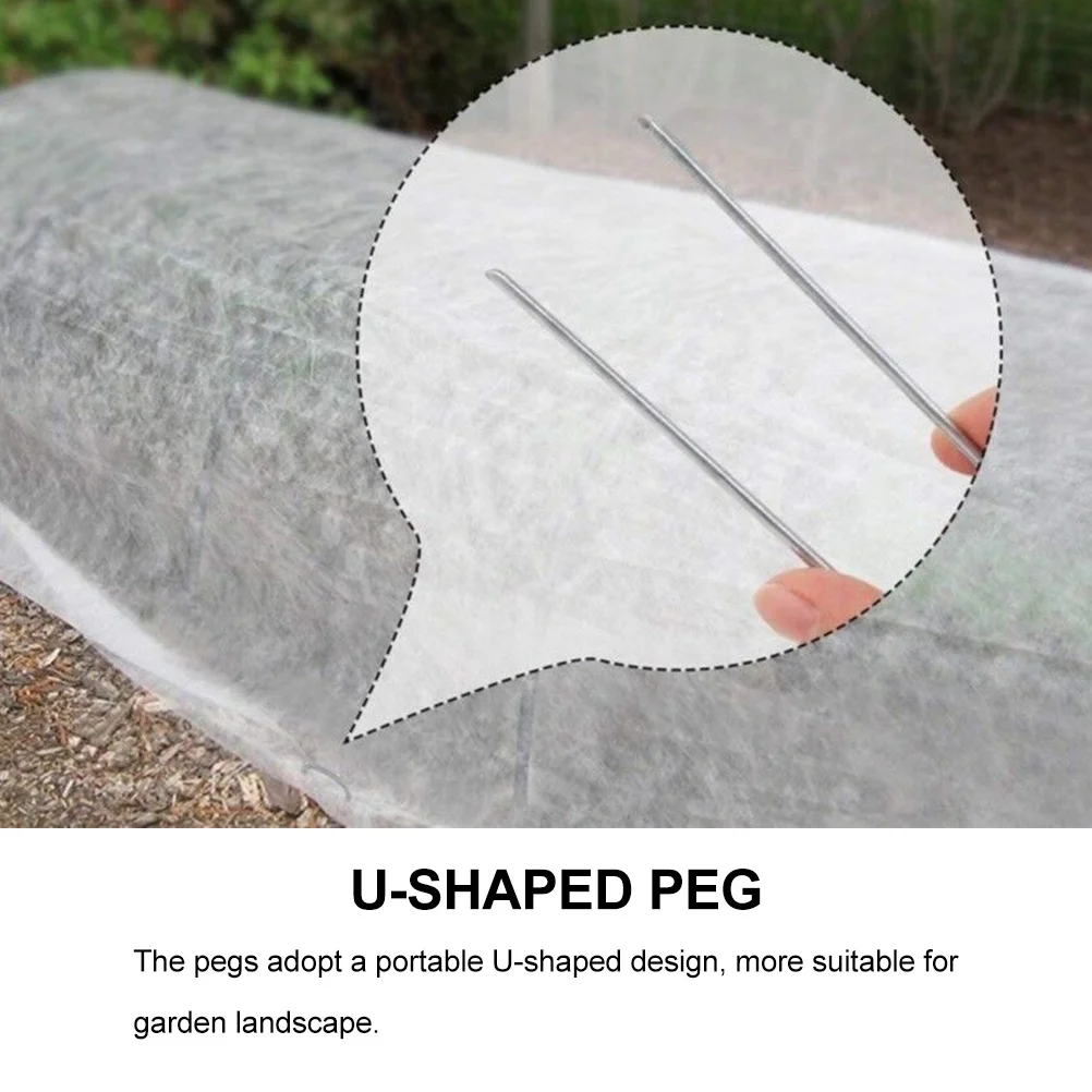 30Pcs Grass Nails Q195 45 Steel U-Shaped Pegs Heavy Duty Fabric Stakes Gardening Lawn Fixer
30Pcs Grass Nails Q195 45 Steel U-Shaped Pegs Heavy Duty Fabric Stakes Gardening Lawn Fixer