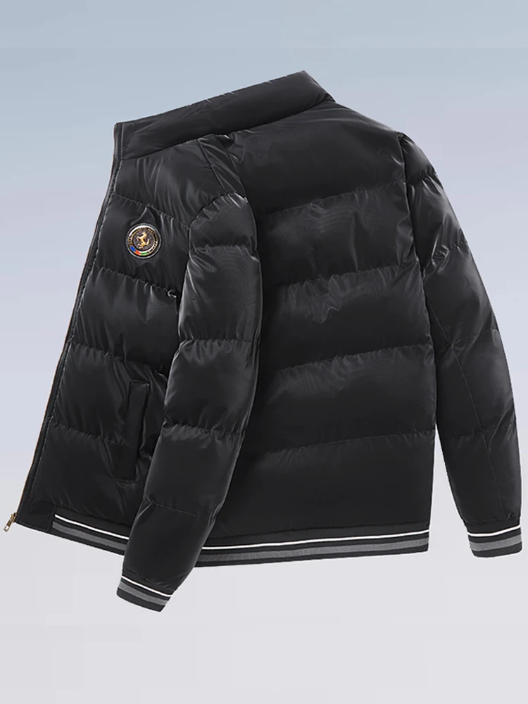 Warm Stand Collar Cotton Jaet Men's Faion Ci Sle Winter Thiened Zipper Closure Color Polyester Fiber Coat
Warm Stand Collar Cotton Jaet Men's Faion Ci Sle Winter Thiened Zipper Closure Color Polyester Fiber Coat