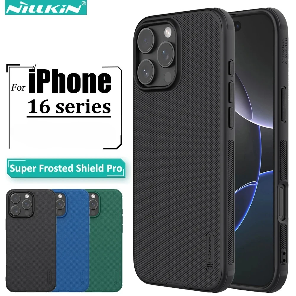Nillkin Case for iPhone 16 Pro Max / 16 Pro / 16 E/ 16 , Slim PC+TPU Anti-Scratch Fingerprint Proof Phone Protective Cover
Nillkin Case for iPhone 16 Pro Max / 16 Pro / 16 E/ 16 , Slim PC+TPU Anti-Scratch Fingerprint Proof Phone Protective Cover