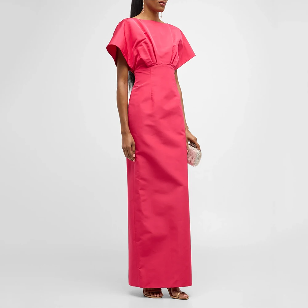 Column Prom Dress Maxi Backless Cap Sleeves Pleated Simple Prom Gowns for Women 2025 Back Split Elegant Formal Party Dresses
Column Prom Dress Maxi Backless Cap Sleeves Pleated Simple Prom Gowns for Women 2025 Back Split Elegant Formal Party Dresses